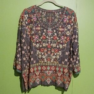 Floral Multicolor Women's Top
